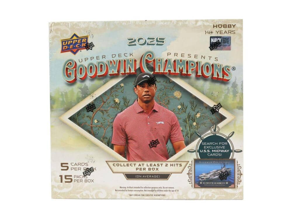 2025 Upper Deck Goodwin Champions Hobby Box price history on PriceWatchPro