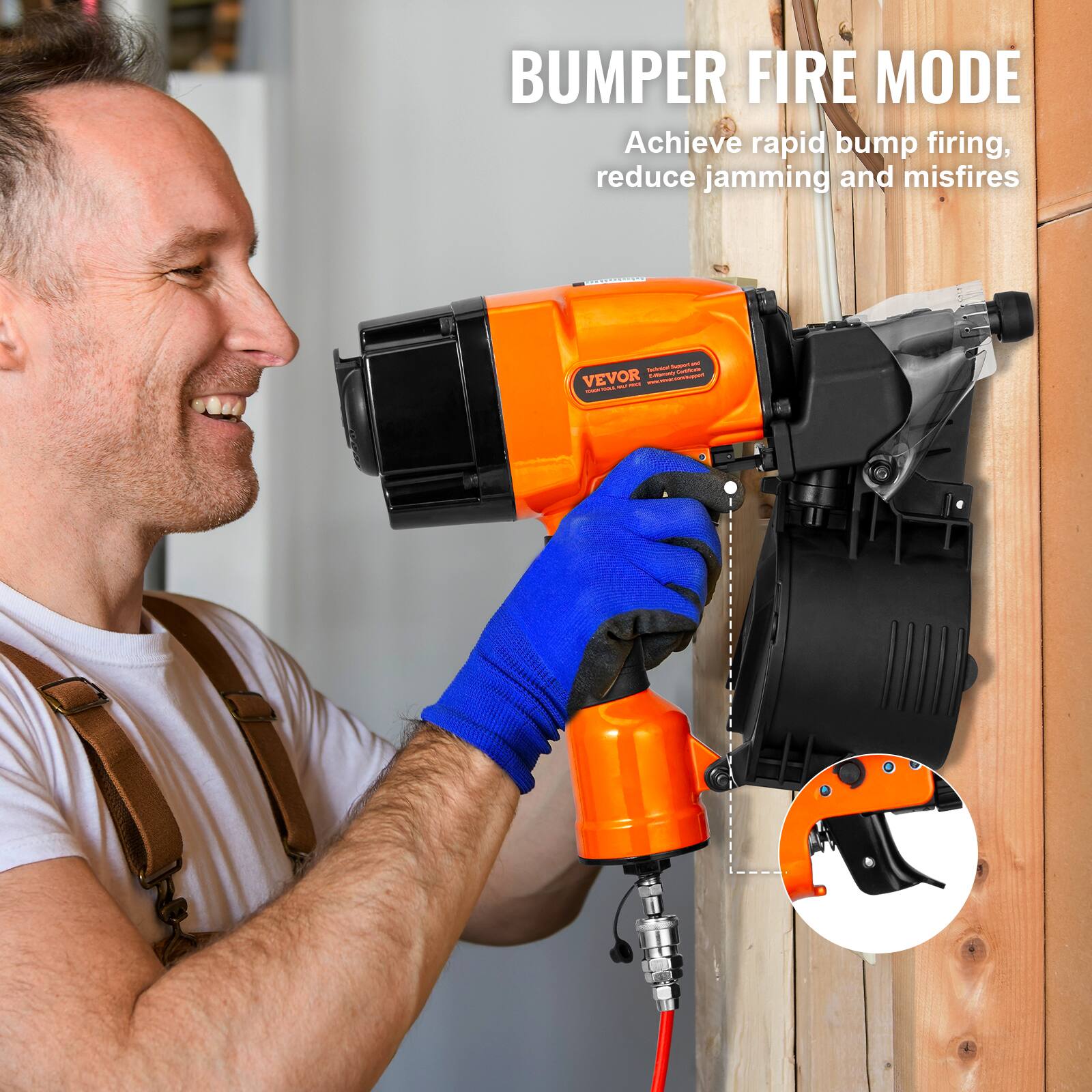 BUMPER FIRE MODE  
Achieve rapid bump firing, reduce jamming and misfires