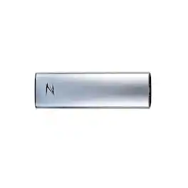 Netac - Z Slim 128GB Portable SSD USB-C USB 3.1 Gen 2 – Up to 550MB/s, Ultra-Slim Metal External Solid State Drive - Silver