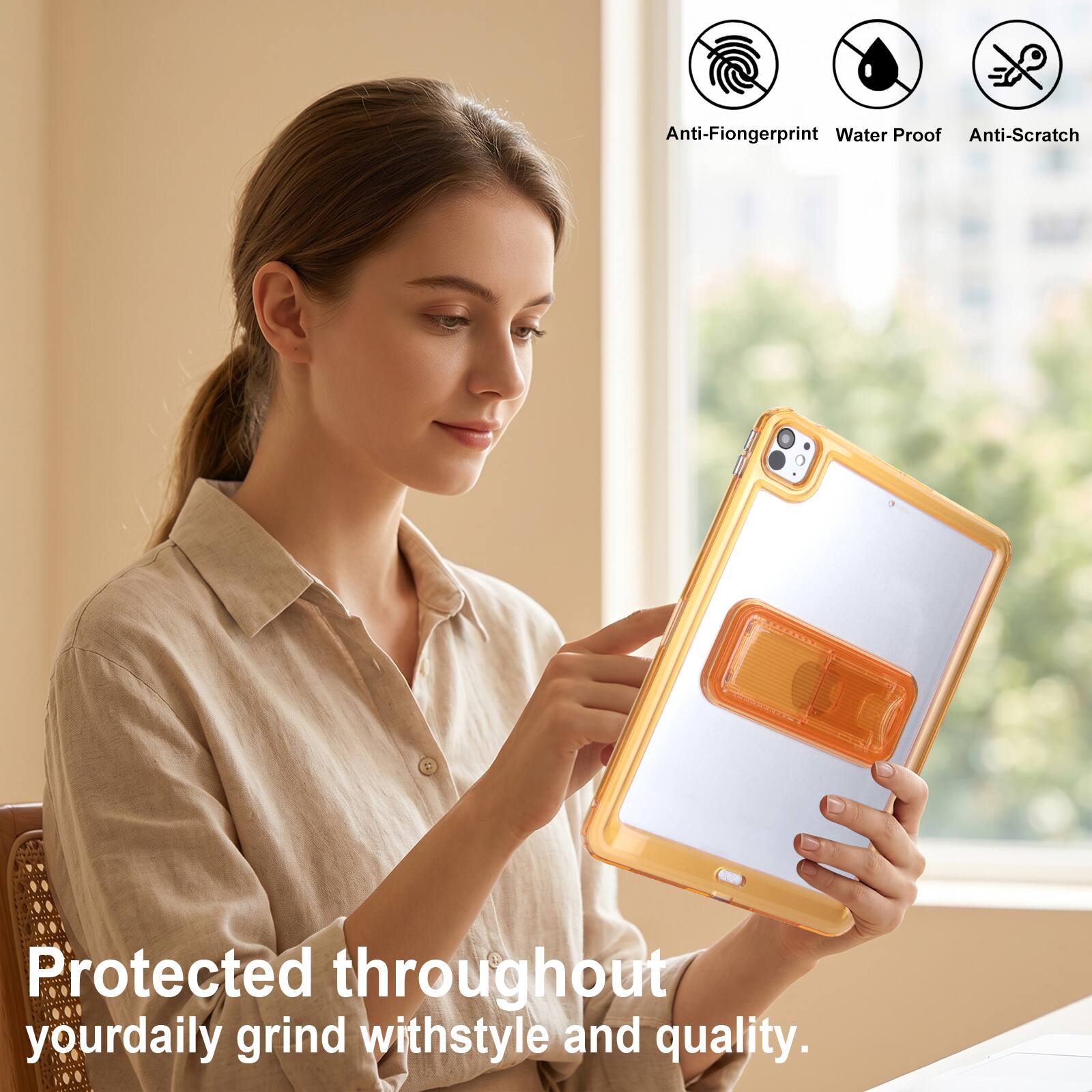 Anti-Fingerprint Water Proof Anti-Scratch - Protected throughout your daily grind with style and quality.