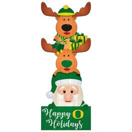 Fan Creations - Oregon Ducks 31'' Santa Stack Leaner - Multicolor