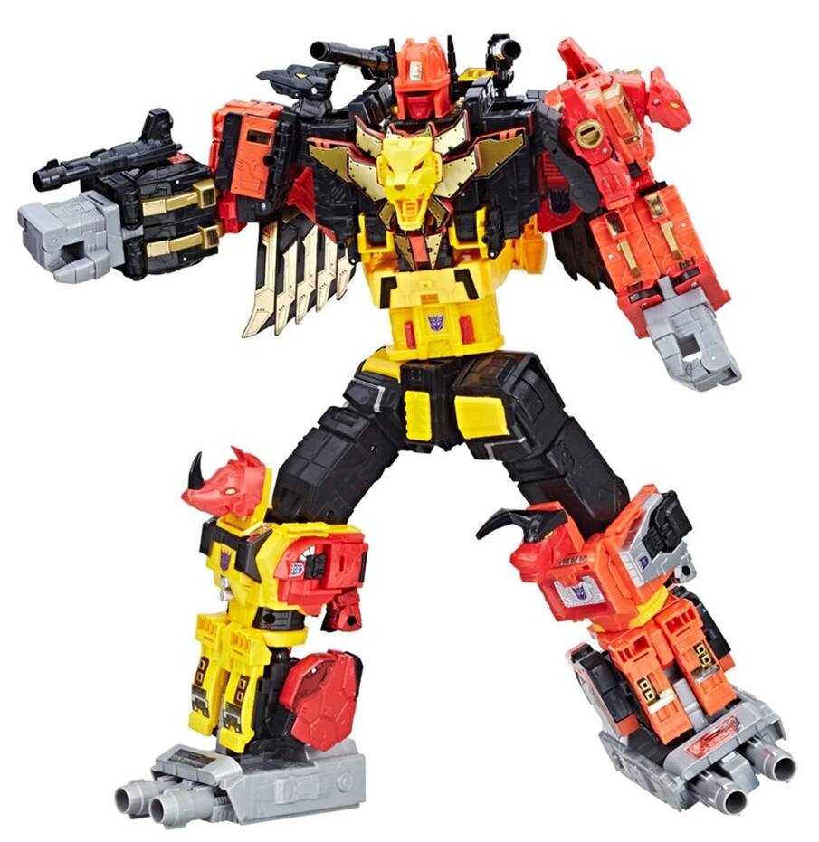 Front. Transformers - Predaking Combiner Team Set Titan Class | Transformers Generations Power of the Primes - Multicolor.