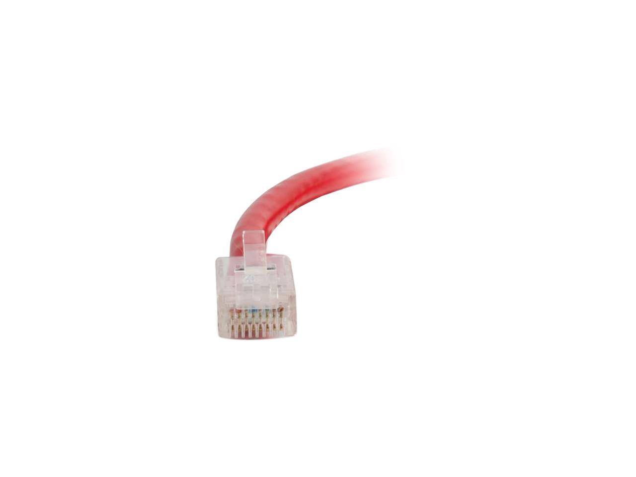 Alt View 2. Cables to Go - C2G 04162 25 ft. Cat 6 Red Non-Booted Patch Cable.