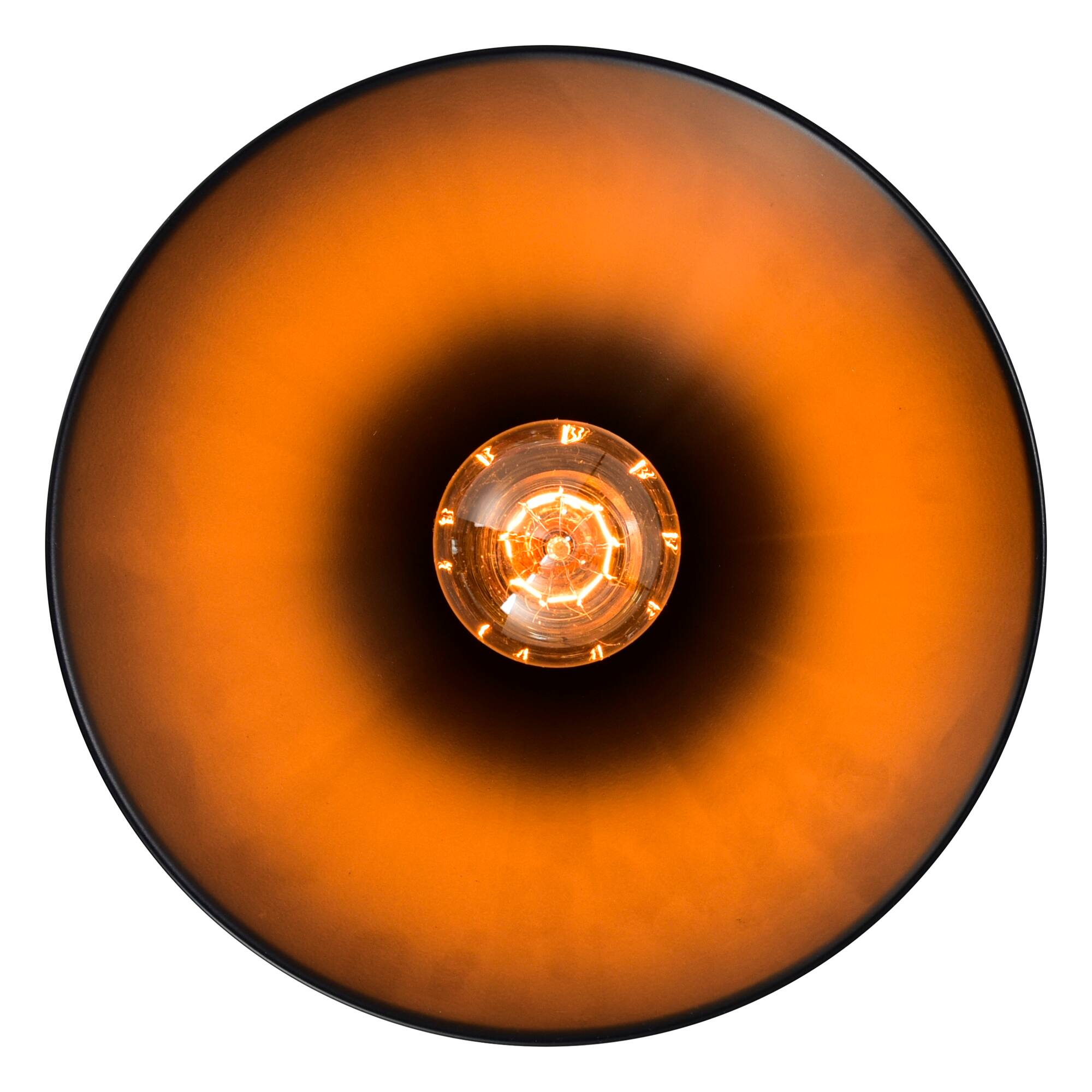 Alt View 1. CWI Lighting - Brave 1 Light Black Mini Pendant - Black.