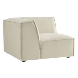 Restore Performance Fabric Upholstered Modular Corner Chair by Modway - Ecru