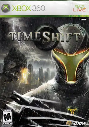 XBOX 360
XBOX LIVE
NTSC
TIMESHIFT
MATURE 17+
CONTENT RATED BY ESRB
Game Experience May Change During Online Play
SIERRA - E10+ (Everyone 10+)