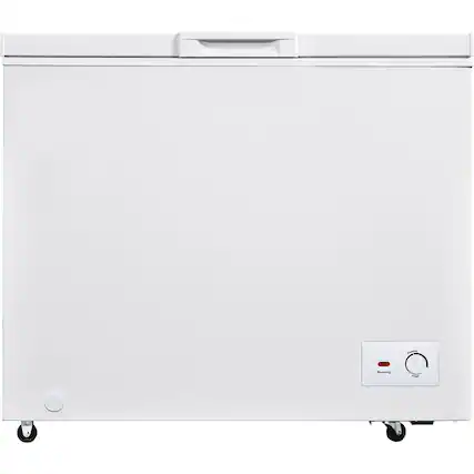Front. Premium Levella - 8.7 CuFt Chest Freezer in White - White.