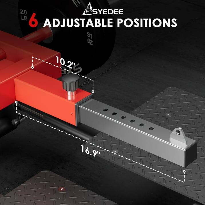 SYEDEE, 6 ADJUSTABLE POSITIONS, 20 LB, 10.2, 16.9"