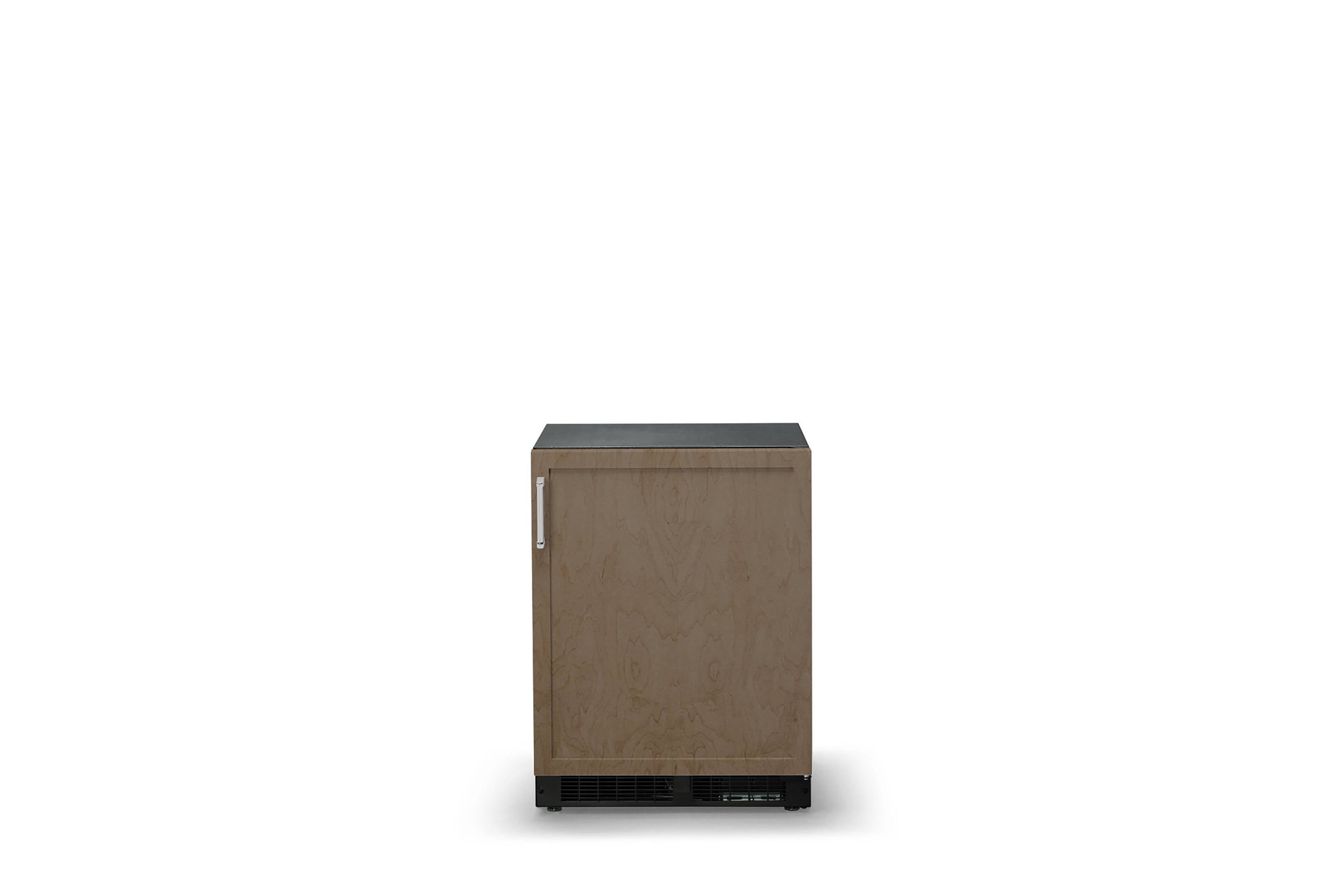 Front. Viking - 24"W 4.6 Cu. Ft.  Viking ADA compliant Custom Panel Solid Door Undercounter Mini Fridge-Right Hinge - Custom Panel Ready.