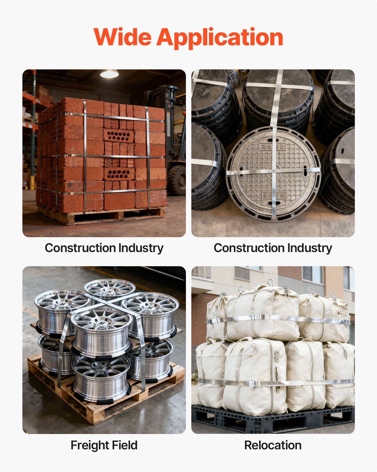 Wide Application

Construction Industry  
Construction Industry  
Freight Field  
Relocation