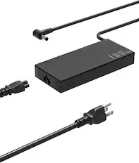 Front. Core Tech - 180W Laptop Charger for Select ASUS ROG Zephyrus, ROG Strix and TUF Gaming Laptops - Black.
