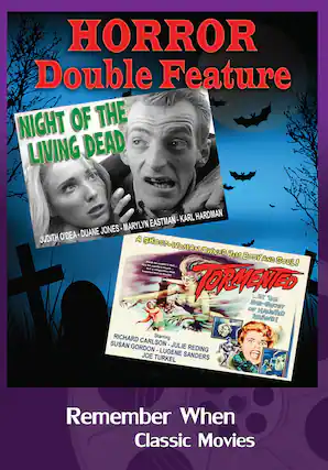 Front. Night of the Living Dead / Tormented (Horror Double Feature) - DVD.