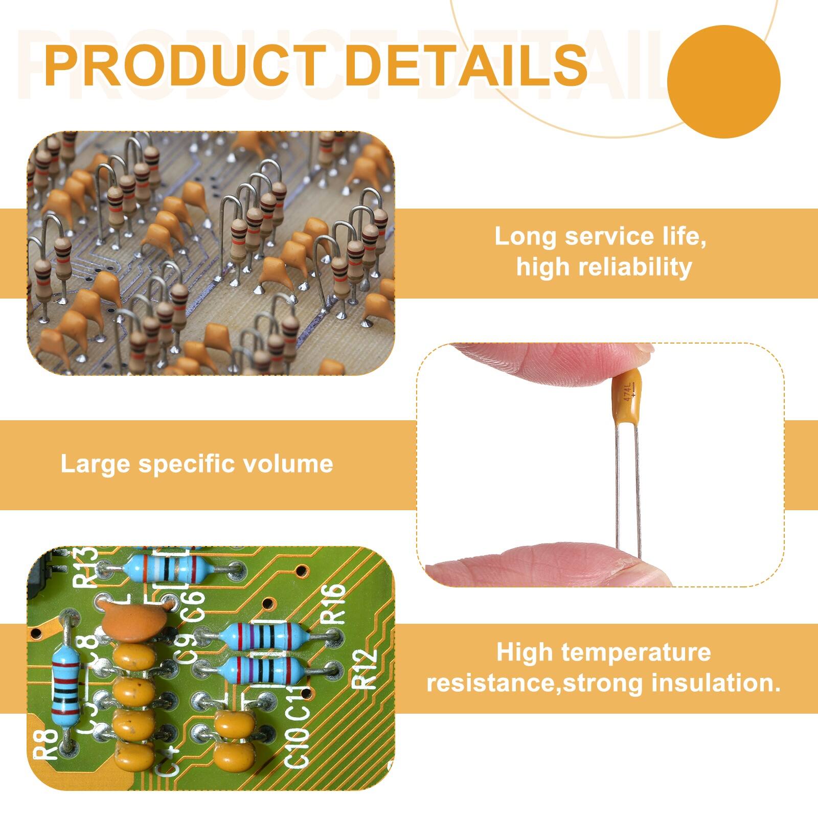 PRODUCT DETAILS

- Long service life, high reliability
- Large specific volume
- High temperature resistance, strong insulation