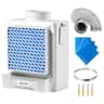 VEVOR - 3-in-1 Indoor Dryer Vent Kit,Premium ABS Material with Water Drawer Fits 4 inch Exhaust Port, Smart Overheating Reminder - White