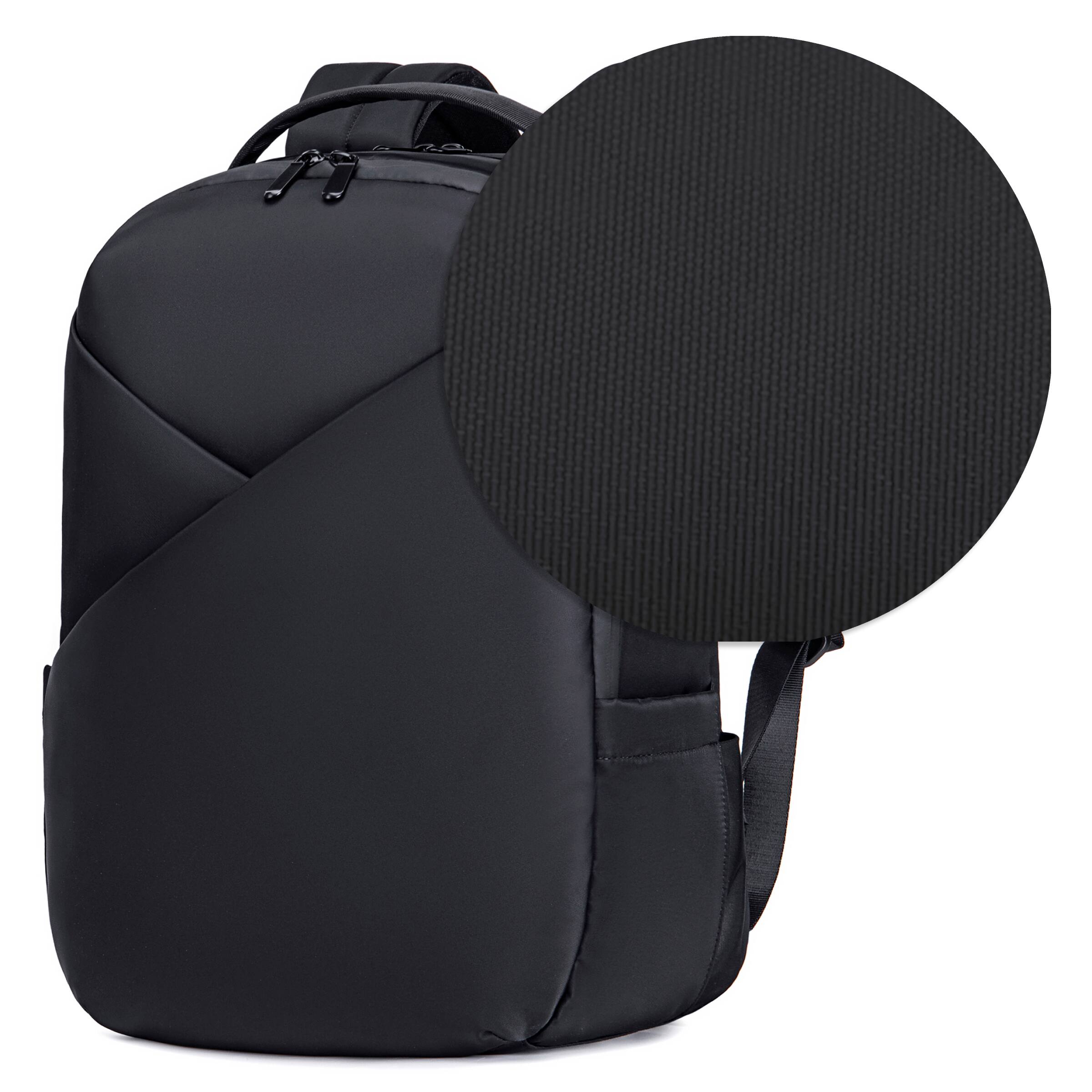 Angle. Lux & Nyx - Lux & Nyx - Origami 16" Laptop Backpack - Black - Black.