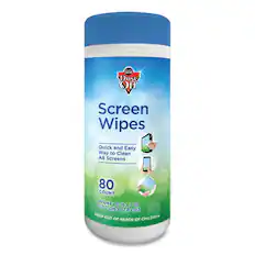 Dust Off Screen Wipes
Quick and Easy Way to Clean All Screens
80 COUNT Wipes - 5 in x 7 in (12.7 cm x 17.8 cm)
KEEP OUT OF REACH OF CHILDREN