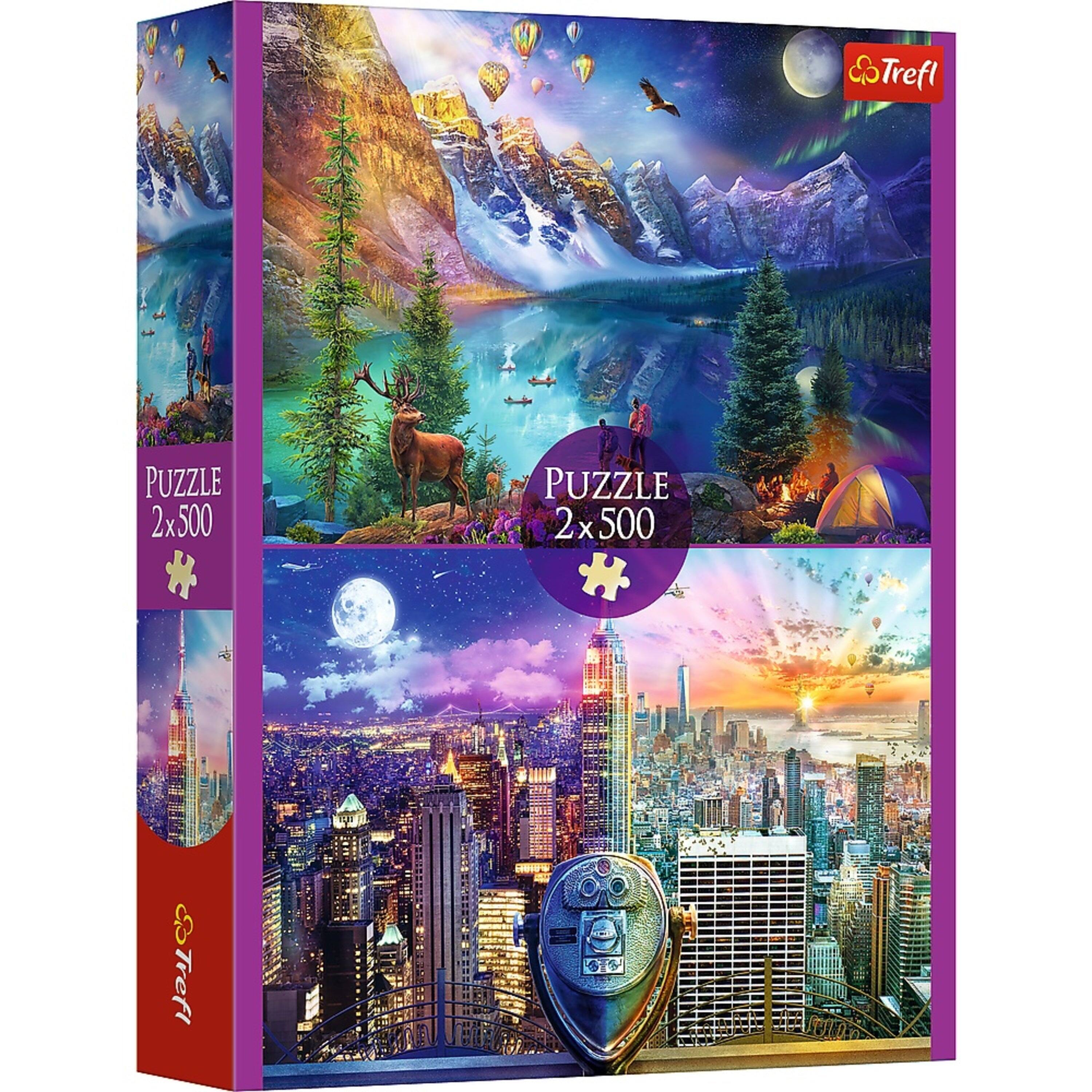 Trefl - Red (2) 500 Piece Puzzles - American Tour price history on PriceWatchPro