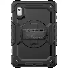 Front. SaharaCase - DEFENSE Series Case for Lenovo Tab M9 - Black.
