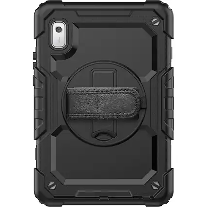 Front. SaharaCase - DEFENSE Series Case for Lenovo Tab M9 - Black.