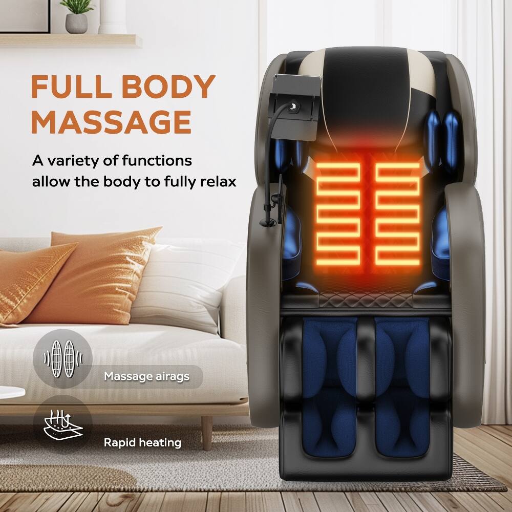 FULL BODY MASSAGE

A variety of functions allow the body to fully relax

Massage airbags

Rapid heating