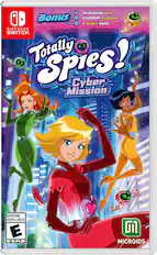 An exclusive card Bonus + A WOOHP certificate + 3 stickers sheets NINTENDO SWITCH. Totally Spies! Cyber Mission EVERYONE ENFANTS et ADULTES E ESRB M MICROIDS