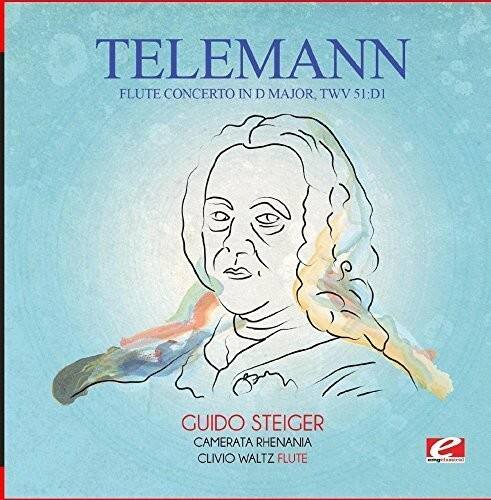 TELEMANN  
FLUTE CONCERTO IN D MAJOR, TWV 51:DI  

GUIDO STEIGER  
CAMERATA RHEINANIA  
CLIVIO WALTZ FLUTE
