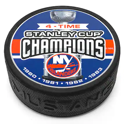 4-TIME
STANLEY CUP CHAMPIONS
NY ISLANDERS
1980 • 1981 • 1982 • 1983
© NHL