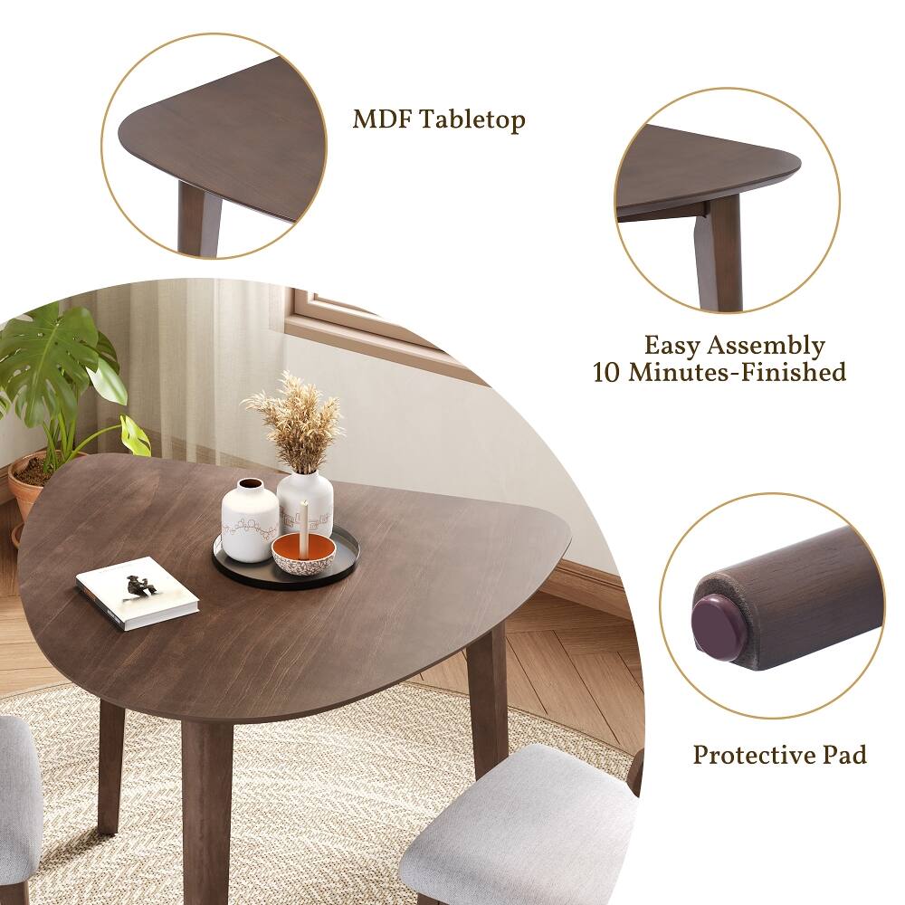 MDF Tabletop  
Easy Assembly 10 Minutes-Finished  
Protective Pad