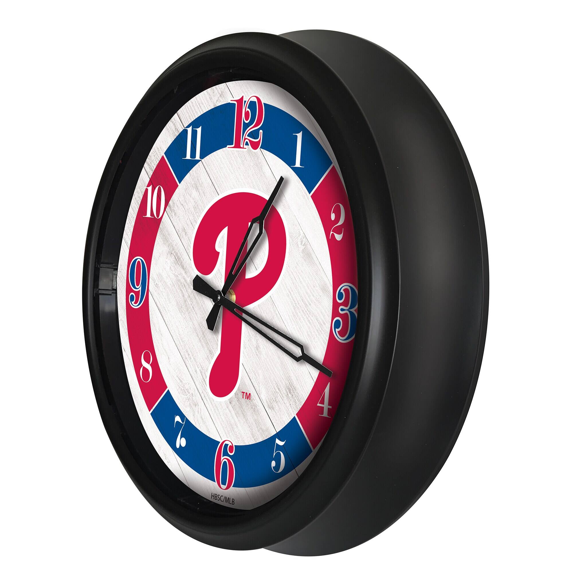 Alt View 1. Holland Bar Stool Co. - Indoor/Outdoor LED Wall Clock - Multicolor.