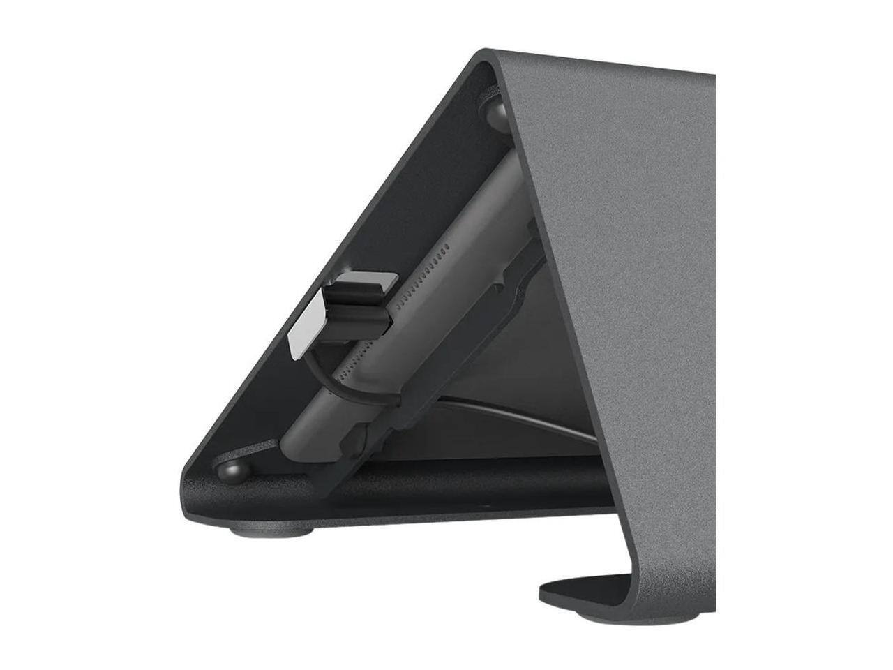 Alt View 3. Heckler Design - Heckler Design Meeting Room Console for iPad 10.2-inch - Black Gray.