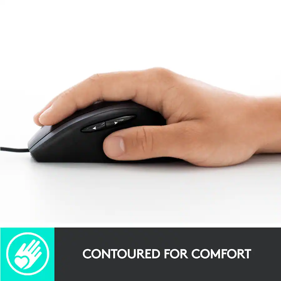 Logitech M500s Advanced Wired Optical Mouse with Hyper fast Scrolling ...