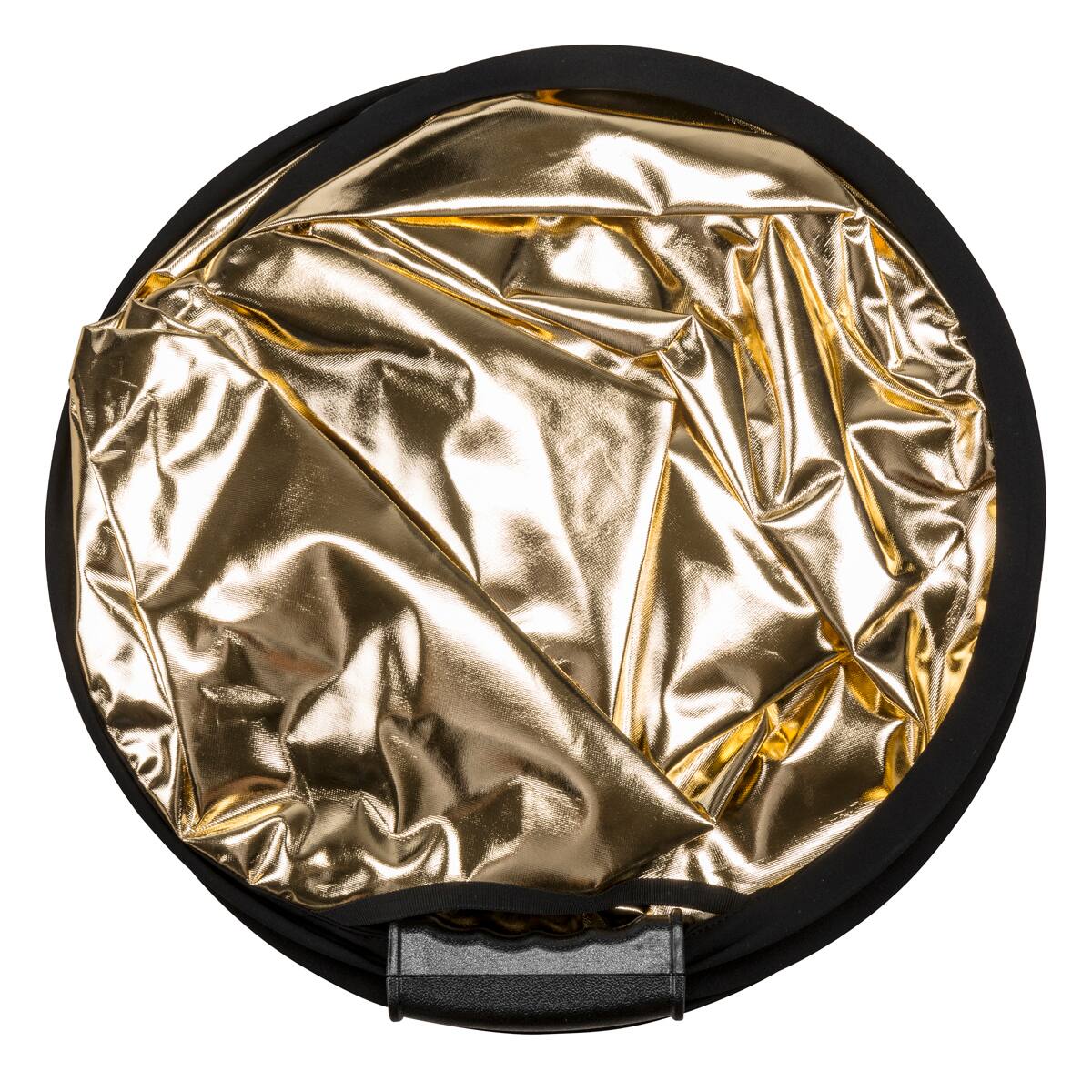 Alt View 3. Glow - Glow Circular Collapsible Reflector with Handles (42", Gold/Silver).