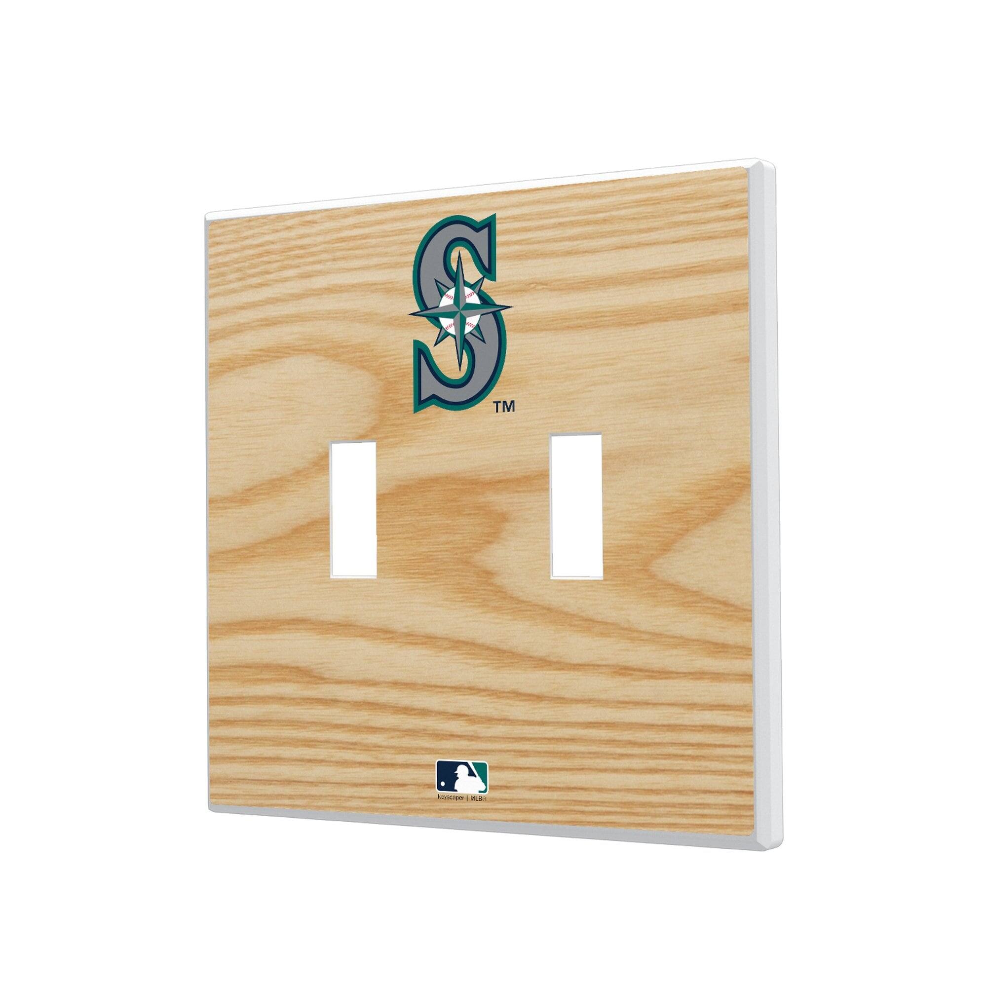 Keyscaper - Seattle Mariners Baseball Bat Design Double Toggle Light Switch Plates - Multicolor price history on PriceWatchPro