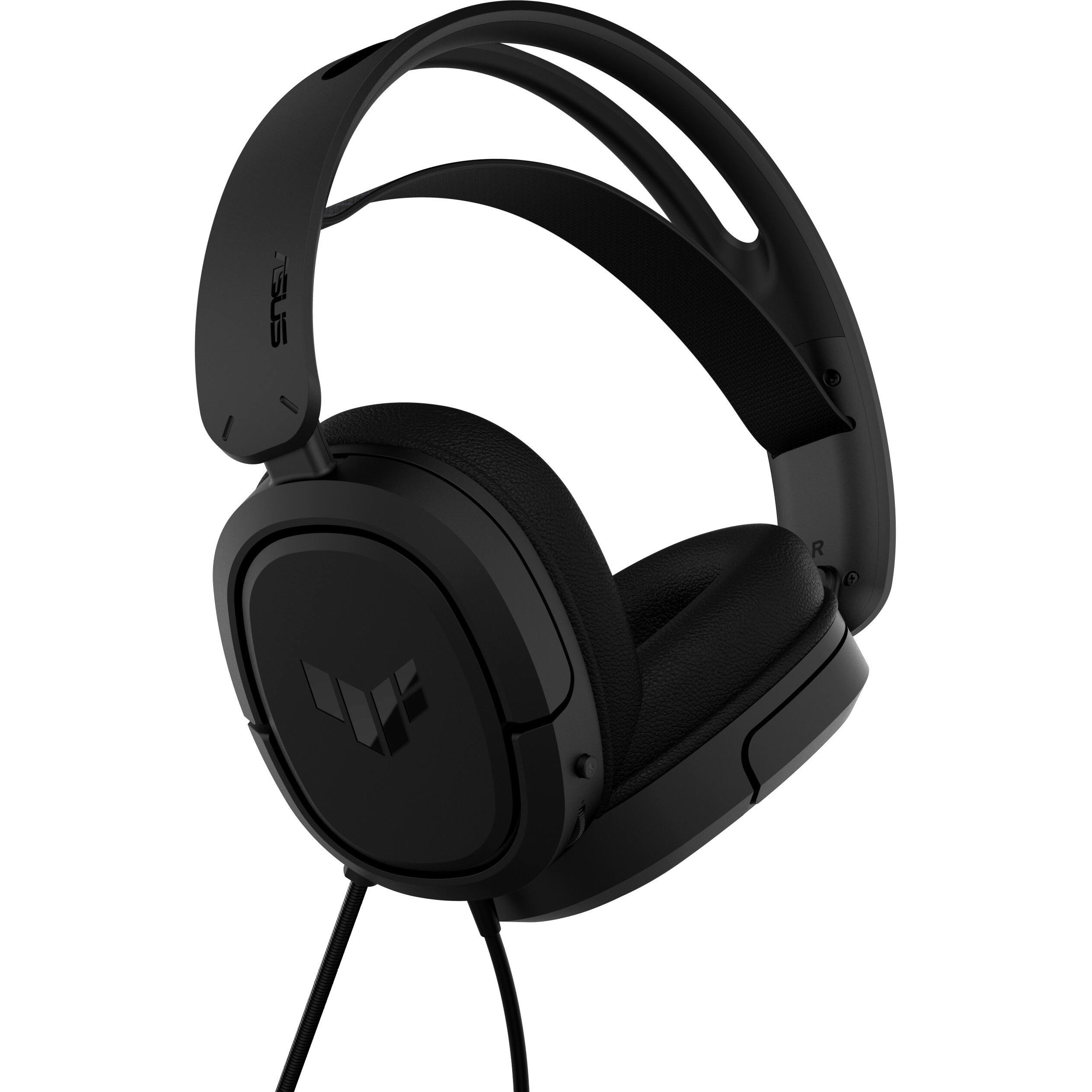 Alt View 4. ASUS - Asus TUF Gaming H1 Wireless - Stereo - Wireless - RF - 82 ft - 60 Ohm - 20 Hz to 20 kHz - On-ear, Over-the-head - Black.