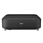 Epson - Lifestudio Grand 4K PRO-UHD UST Laser Projector, 3,600 Lumens of Color & White Brightness, Sound by Bose Technology - Black