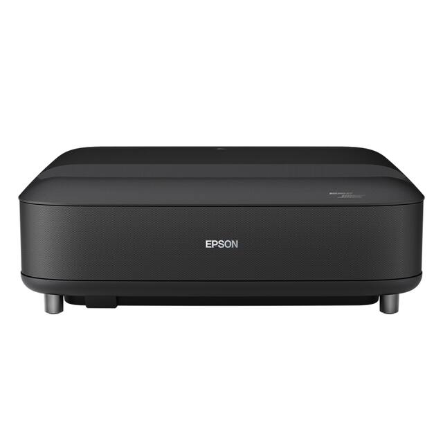 Epson - Lifestudio Grand 4K PRO-UHD UST Laser Projector, 3,600 Lumens of Color & White Brightness, Sound by Bose Technology - Black