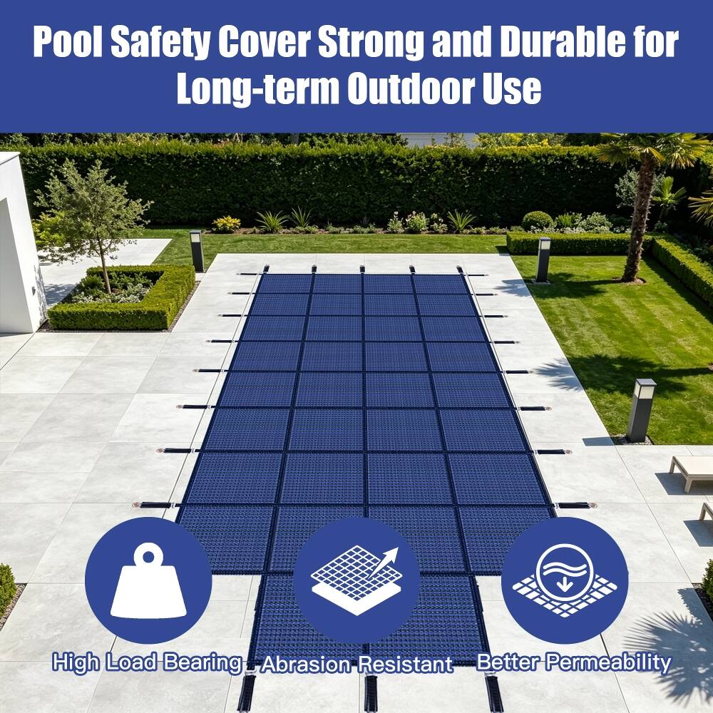 Pool Safety Cover Strong and Durable for Long-term Outdoor Use

High Load Bearing, Abrasion Resistant, Better Permeability