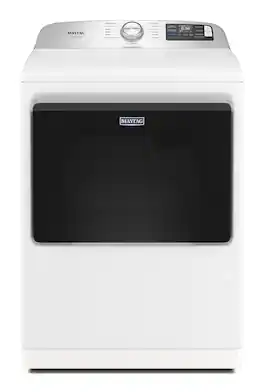Maytag - 7.4 Cu Ft. Smart Electric Dryer with Pet Pro Option and Extra Power - White