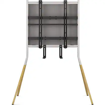 Front. One for All - TV STAND, FALCON, VESA 400, LIGHT, US - Metallic, Oak.