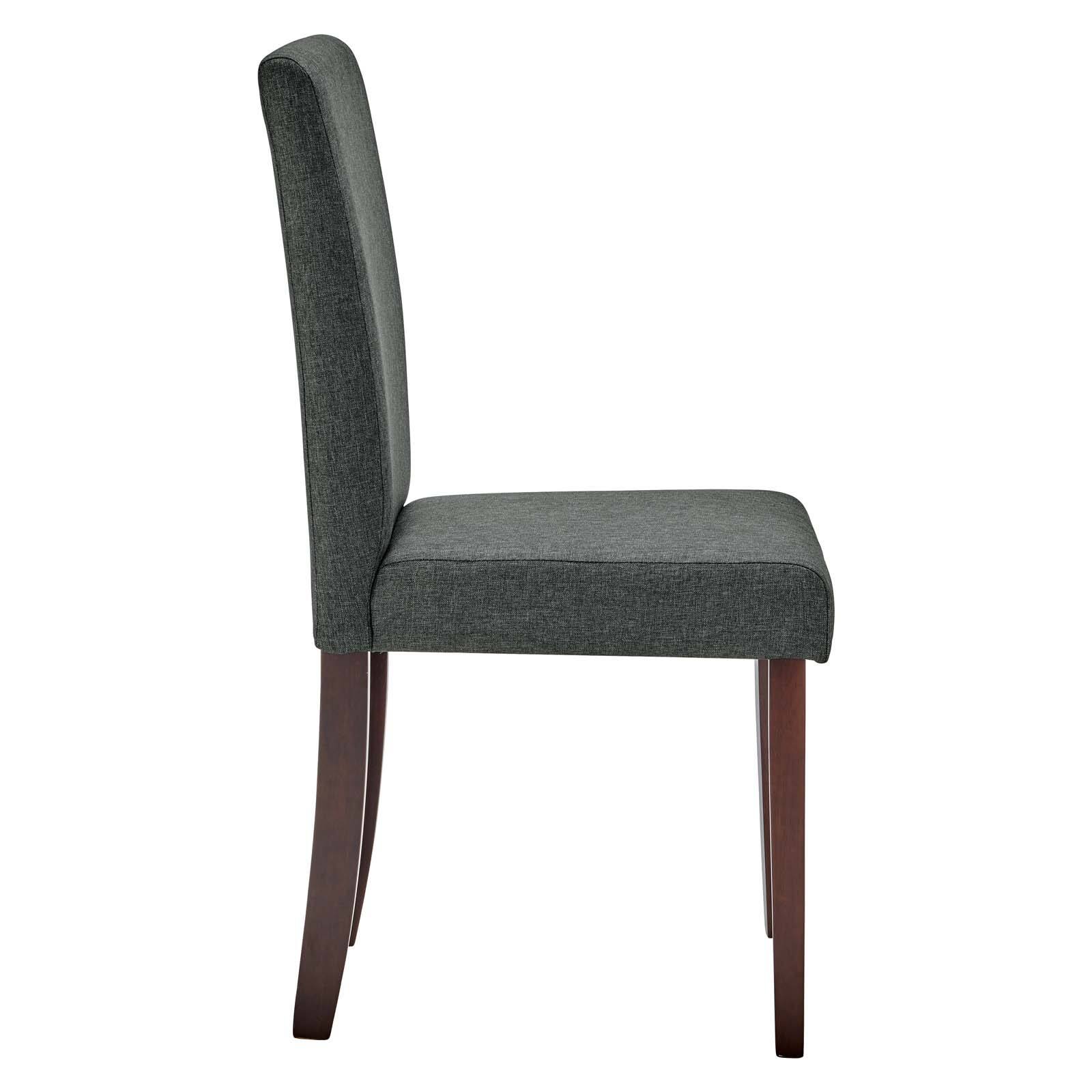 Alt View 1. Modway - Prosper Upholstered Fabric Dining Side Chair Set of 2 by Modway - Gray.