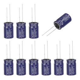 Unique Bargains - 22uF 100V Non-Polar Electrolytic Capacitor, 13x21mm, for Audio Tweeter/Speaker Crossover, 10pcs - Blue