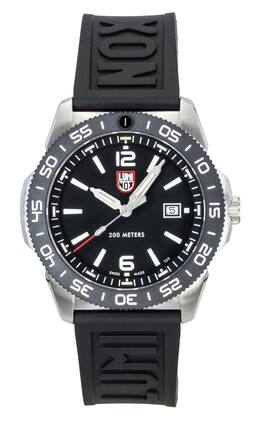 Luminox - Pacific Diver Rubber Strap Dial Quartz Diver's XS.3121.1 200M Men's Watch - Black