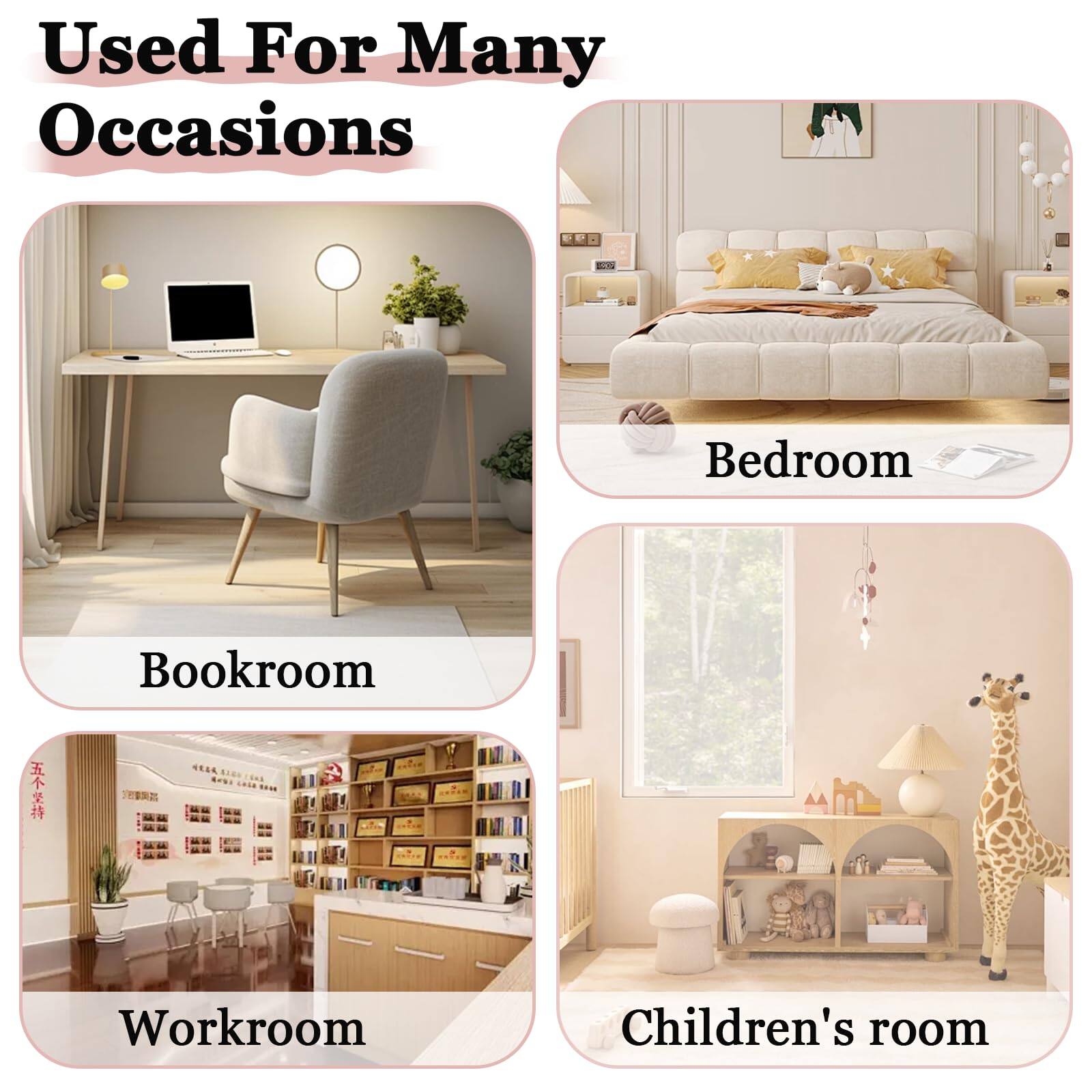 Used For Many Occasions

- Bookroom
- Bedroom
- Workroom
- Children's room