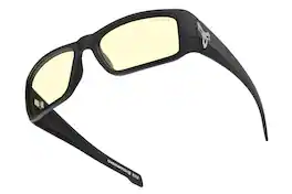 GUNNAR - Gaming Glasses - Overwatch 2 Reaper, Amber Lens - Blue Light Blocking, Relieve Dry Eye, Anti Glare - Black Ash