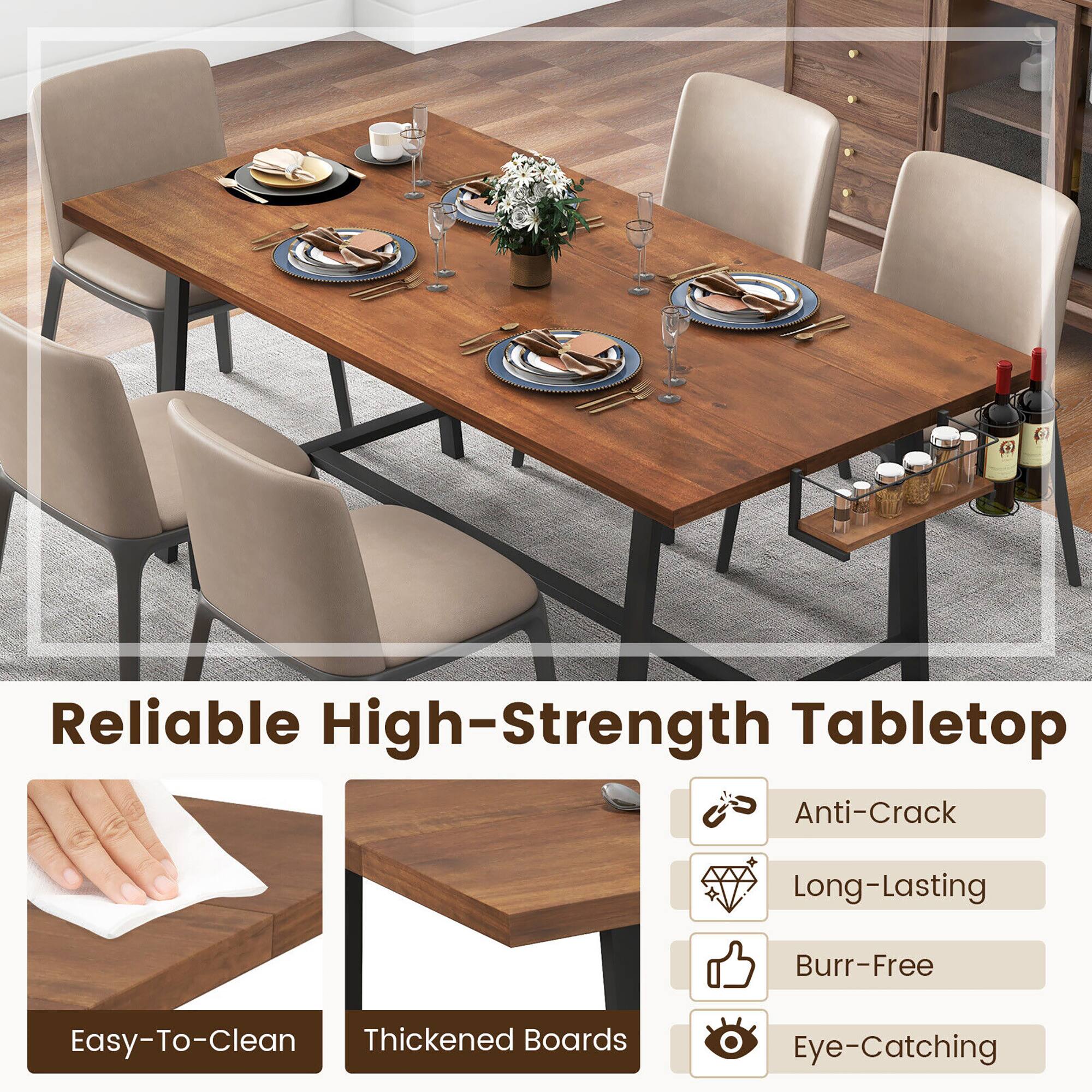 Reliable High-Strength Tabletop

- Anti-Crack
- Long-Lasting
- Burr-Free
- Eye-Catching

Easy-To-Clean

Thickened Boards