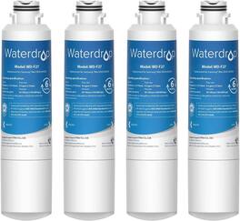 Waterdrop - WD-F27 Refrigerator Water Filter 4-Pack - White