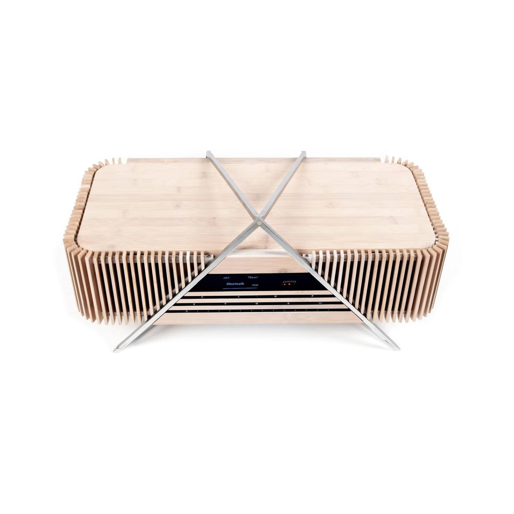 Left. iFi Audio - iFi Audio Aurora - All In One Music System - Bamboo.