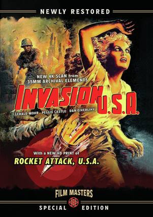 Front. Invasion U.S.A. (1952) / Rocket Attack, U.S.A. (1960) - DVD.