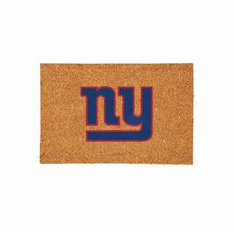 Evergreen Enterprises - New York Giants 24" x 36" Outdoor Team Logo Coir Mat - Brown