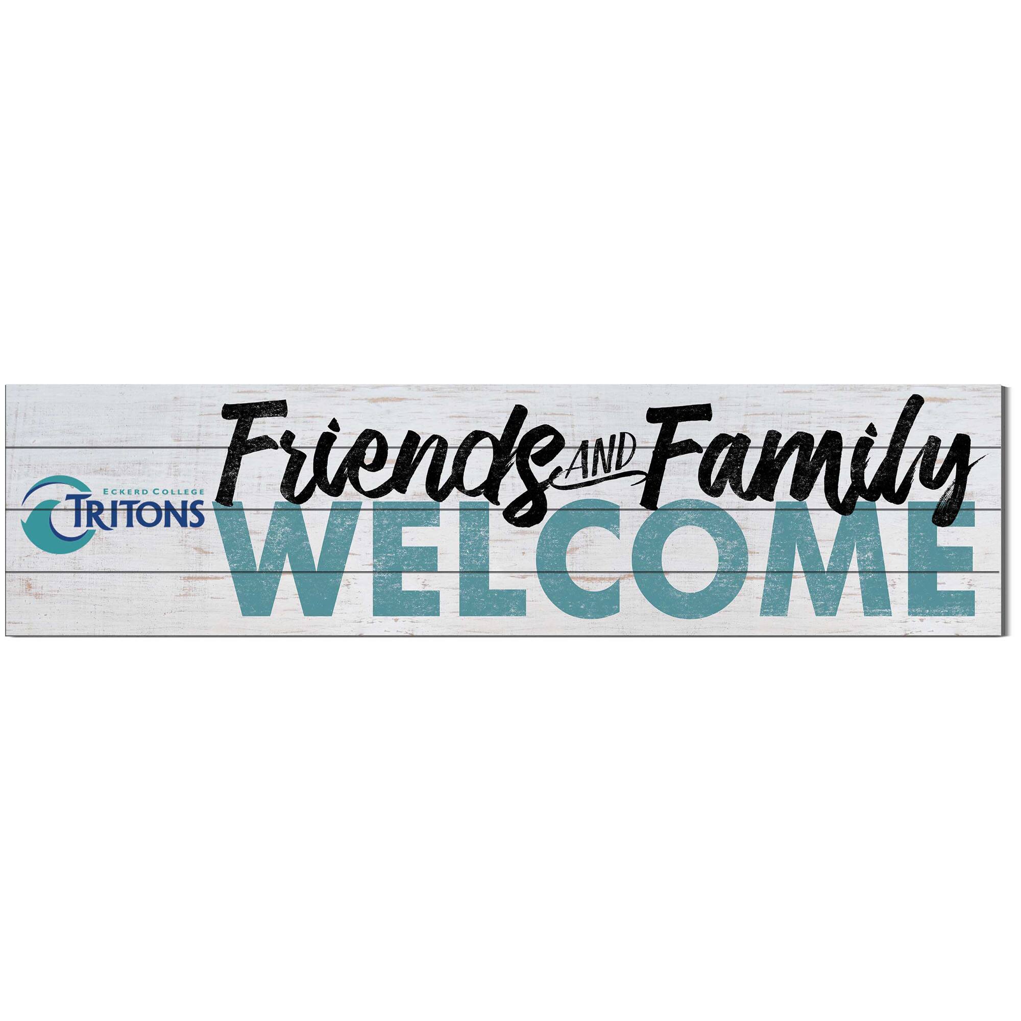 Eckerd Tritons 10'' x 40'' Friends & Family Welcome Sign